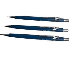 PENTEL Mechanical Drafting Pencil 0.7 mm Blue Barrel P207 Bundle of 3 Lot Japan